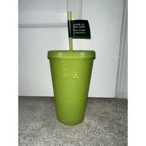 Starbucks Halloween Glow in the Dark Lemongrass Bling Grande Cold Cup 2022